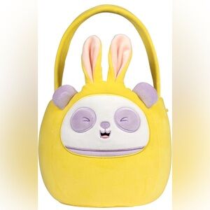 Squishmallows 12” Penny the Panda Easter Bunny Basket